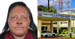 Photo colalge of Anne Njoroge and DCI headquarters.